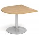 Radial End Extension Table for Trumpet Boardroom Table